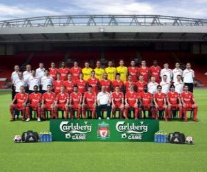 yapboz Liverpool FC 2009-10 Takım